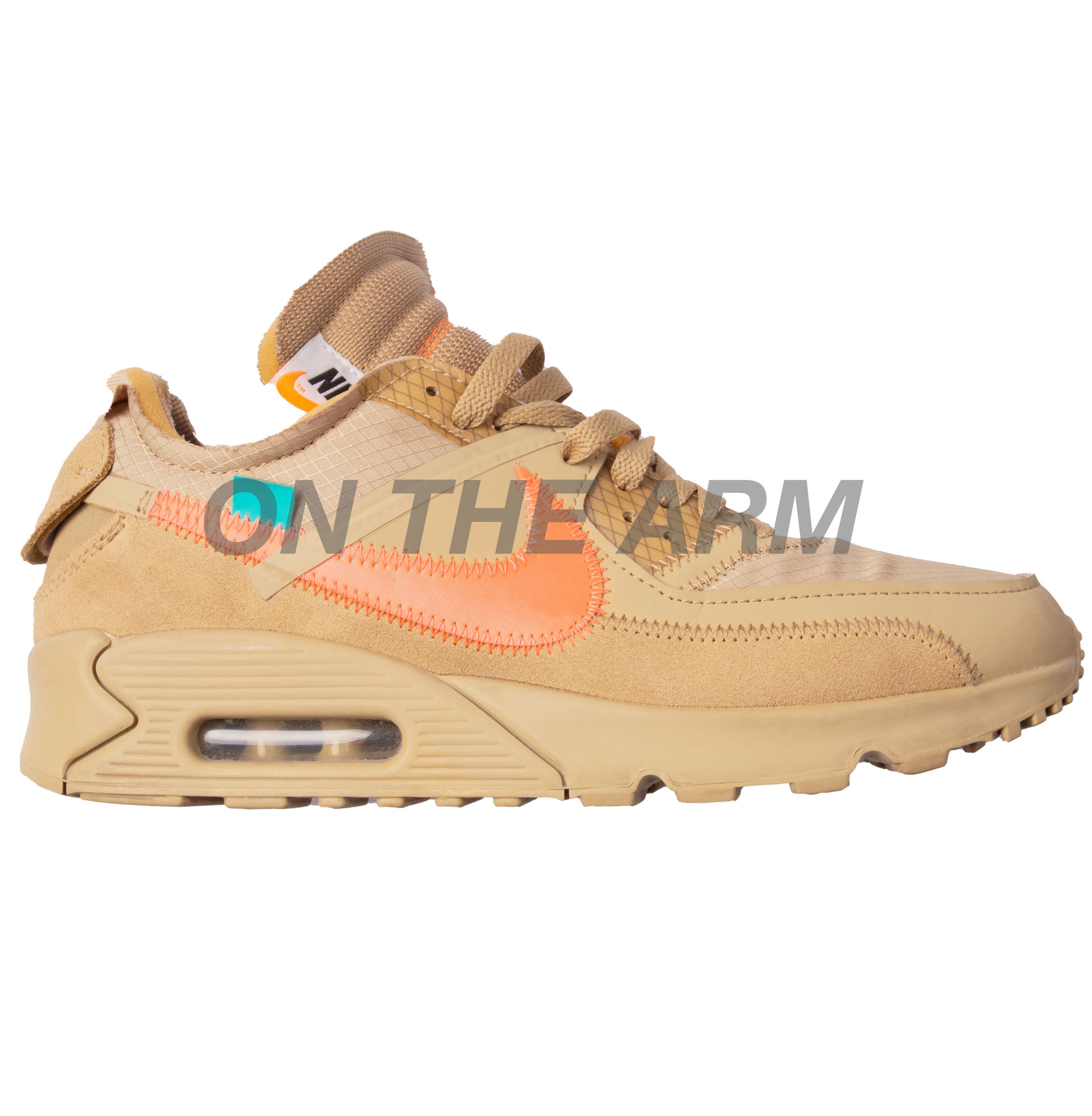 Nike Desert Ore Off-White Air Max 90 USED