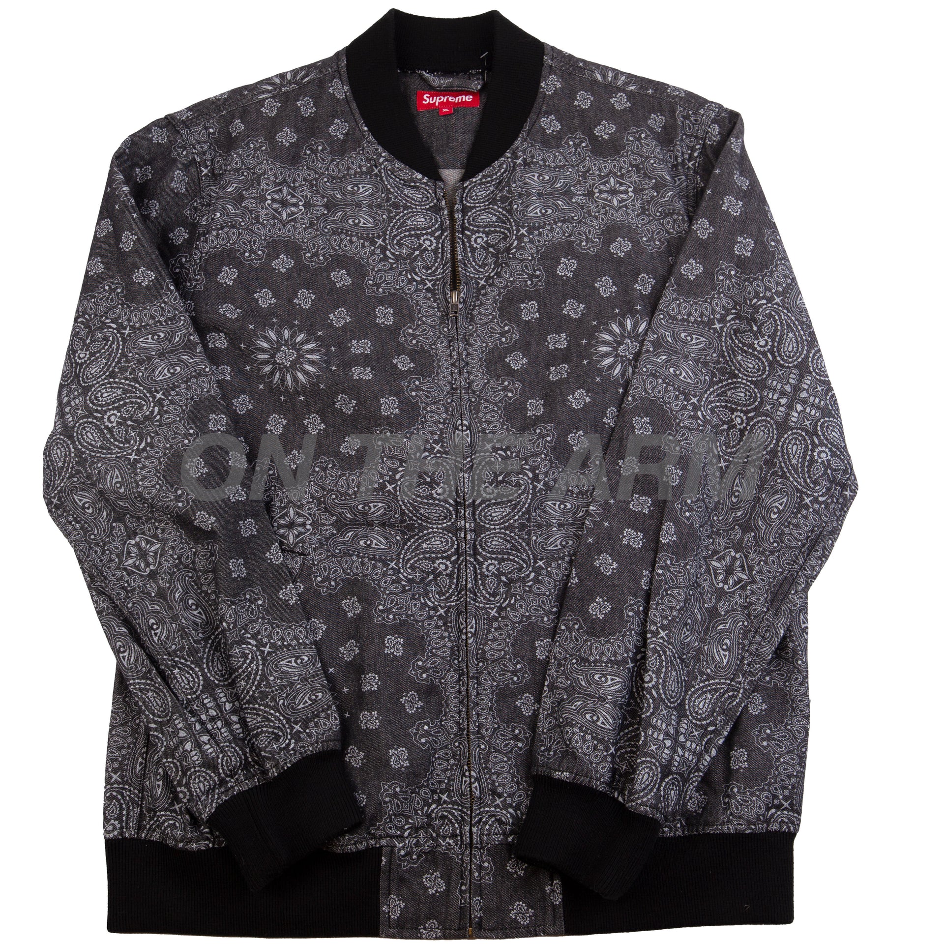 Supreme Black Bandana Paisley Jacket