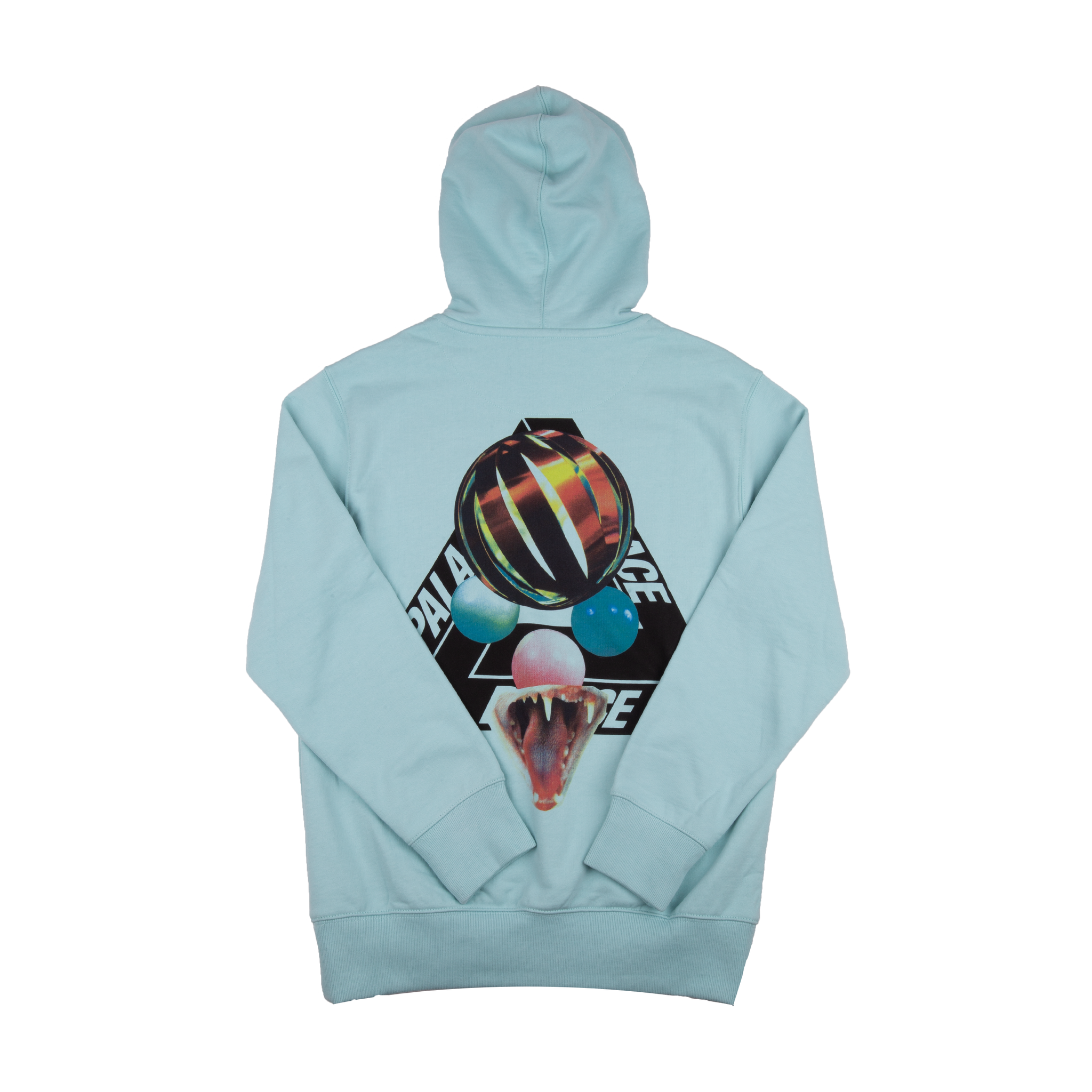 Palace Duck Egg Blue Sans Ferg Hoodie On The Arm