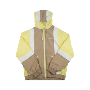 Supreme Pale Yellow Satin Hooded Jacket