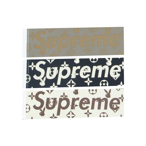 Supreme Louis Vuitton Playboy Monogram Box Logo Stickers