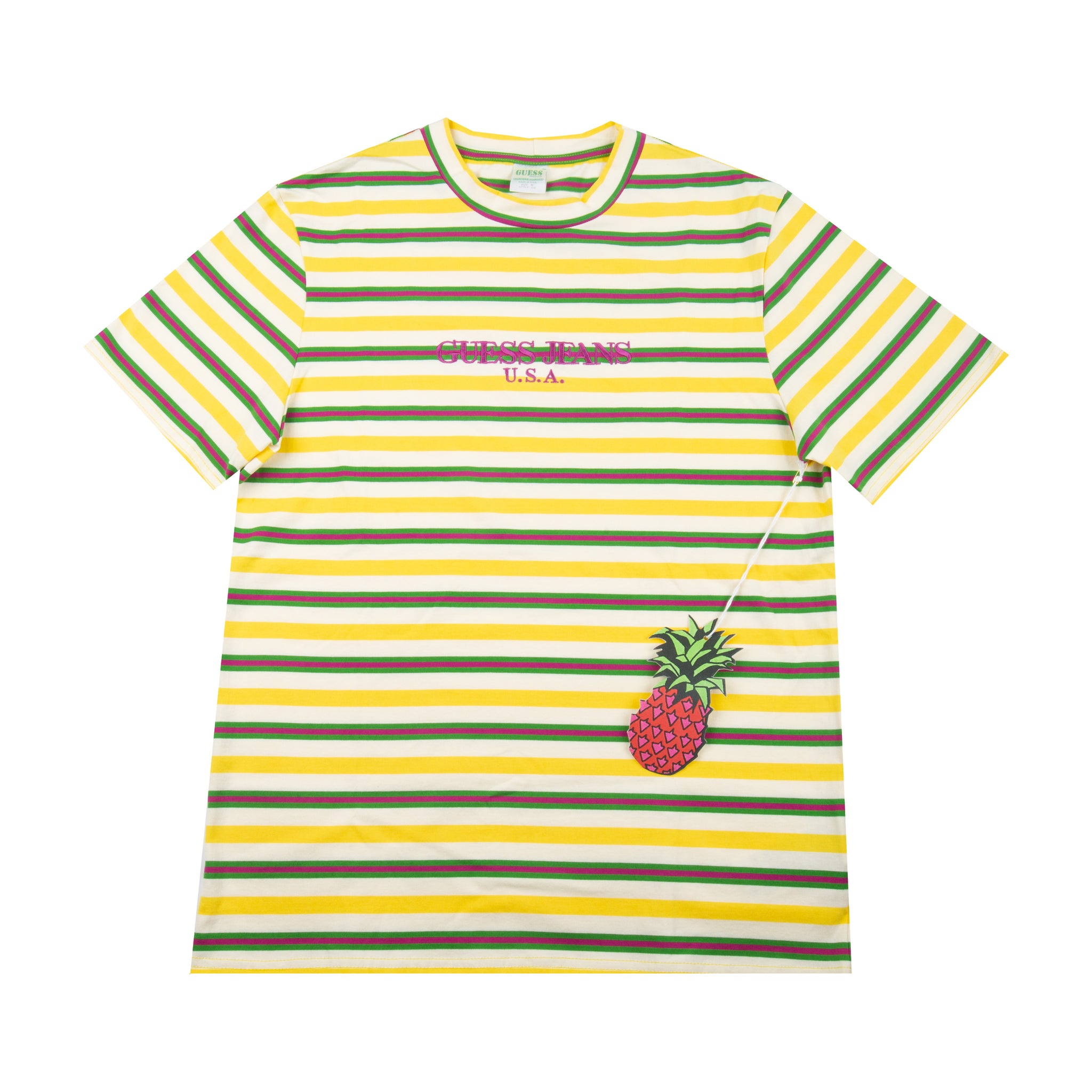Guess Jeans Pineapple Striped Tee