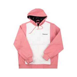 Supreme Pink 2 Tone Hooded Work Jacket