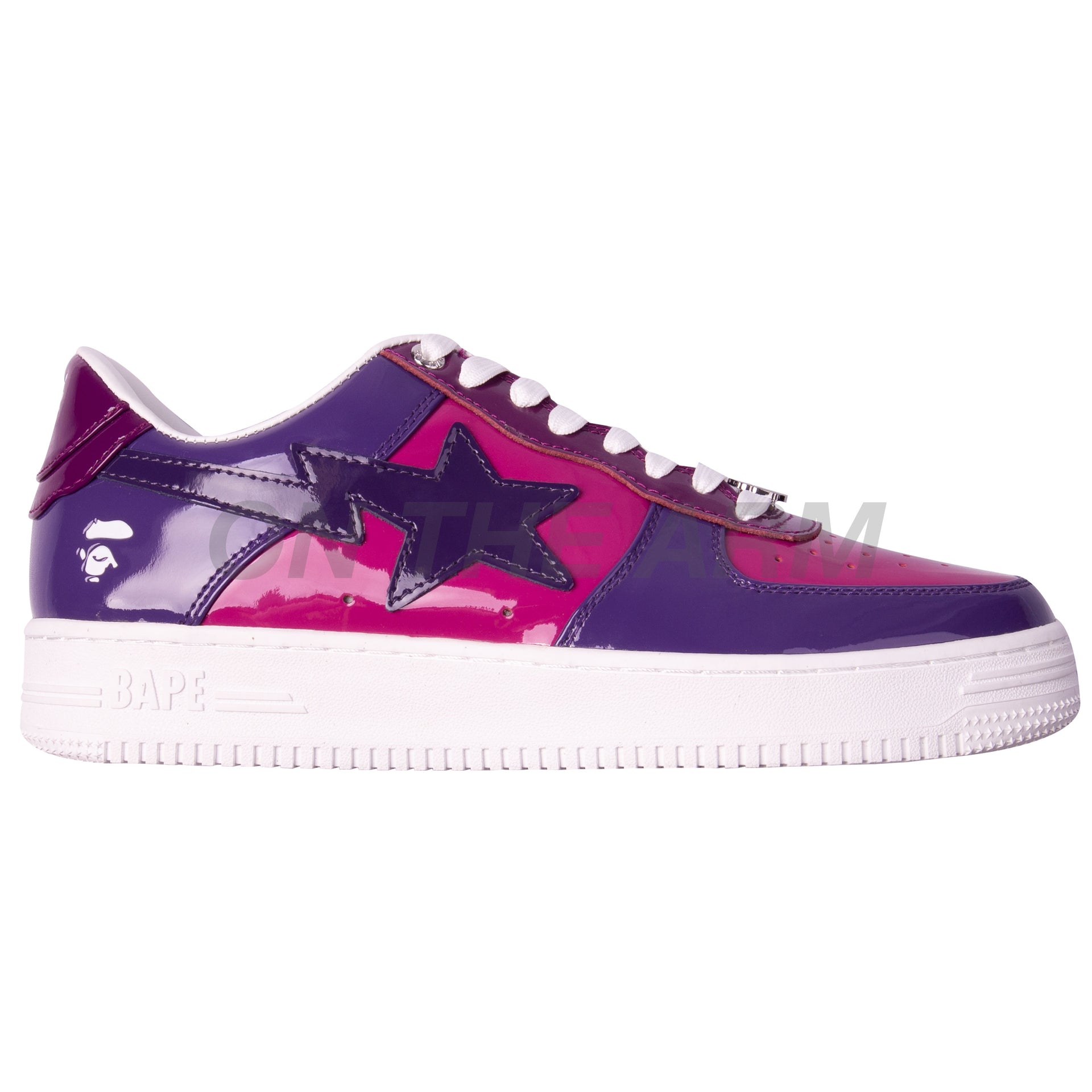 Bape Purple Color Combo Bapesta