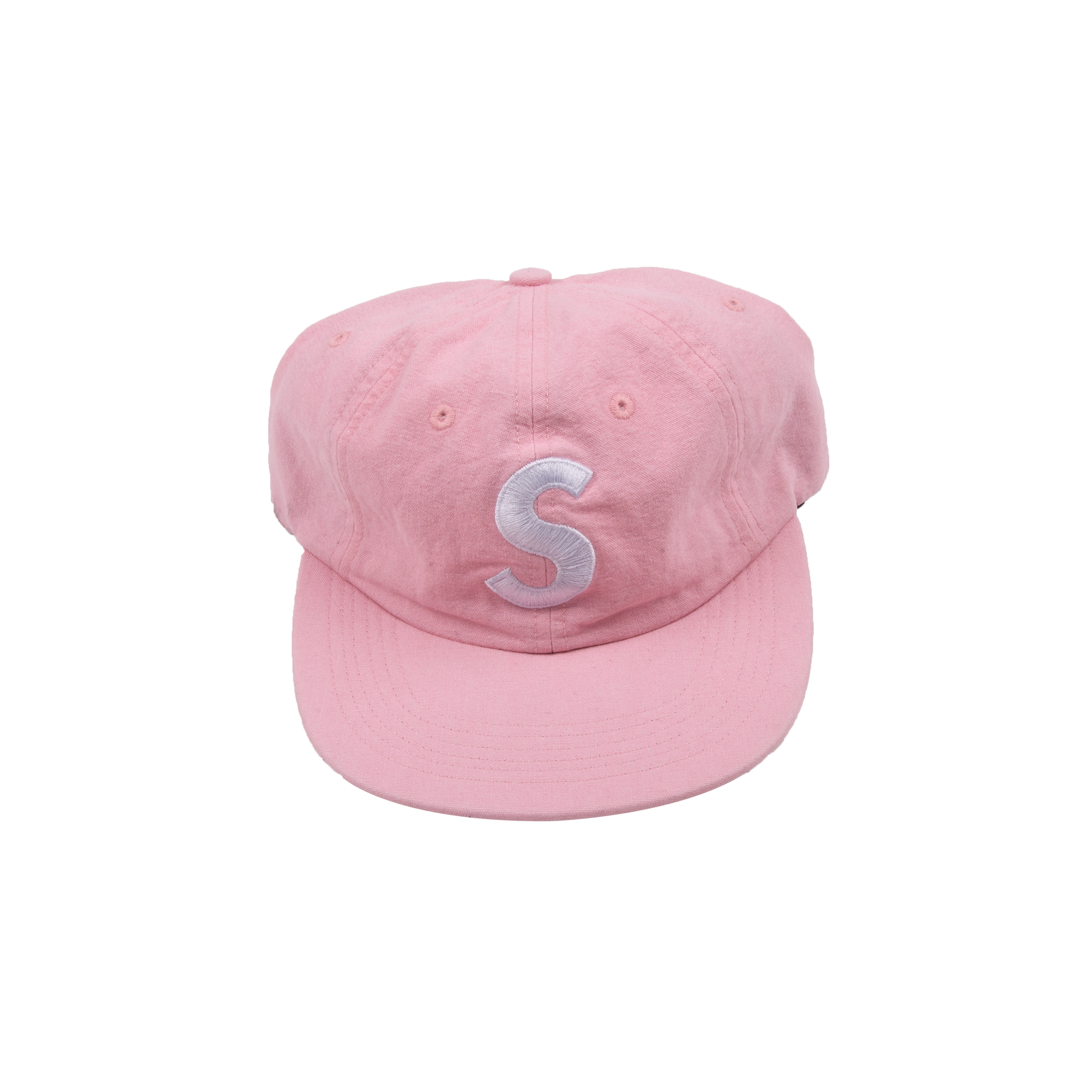 Supreme Pink S Logo Hat
