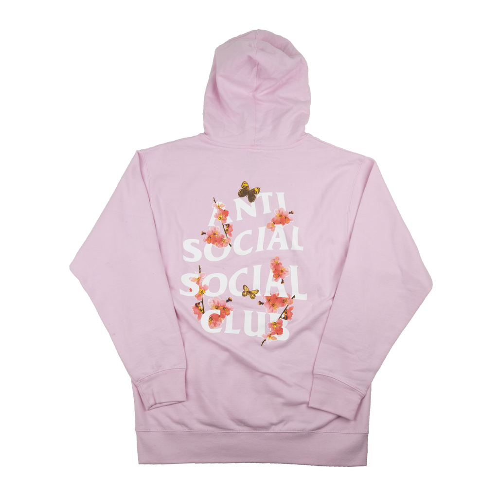 Club Kkoch Anti Social Social Club Hoodie With Flowers Assc Flower