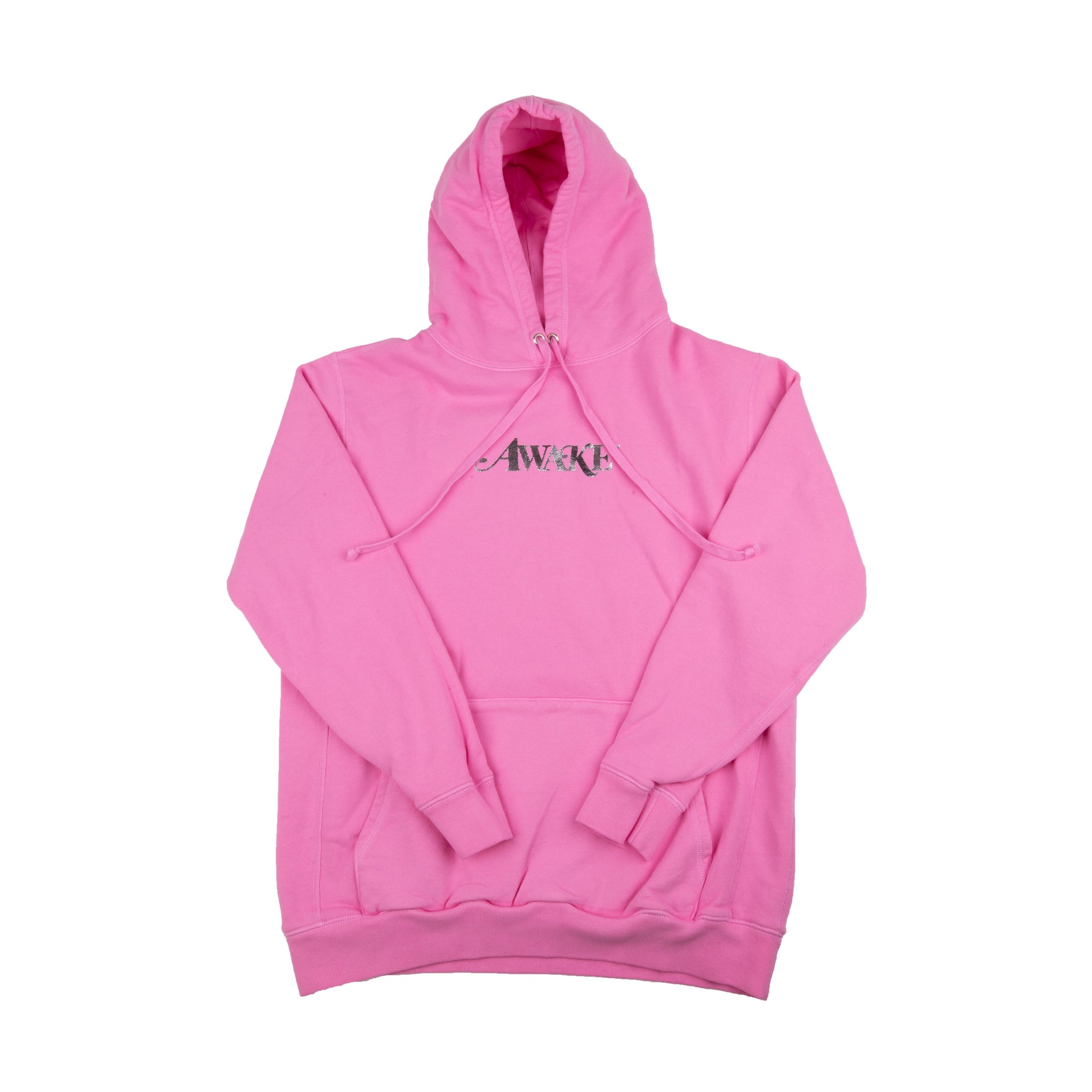 Awake Pink Foil Logo Hoodie