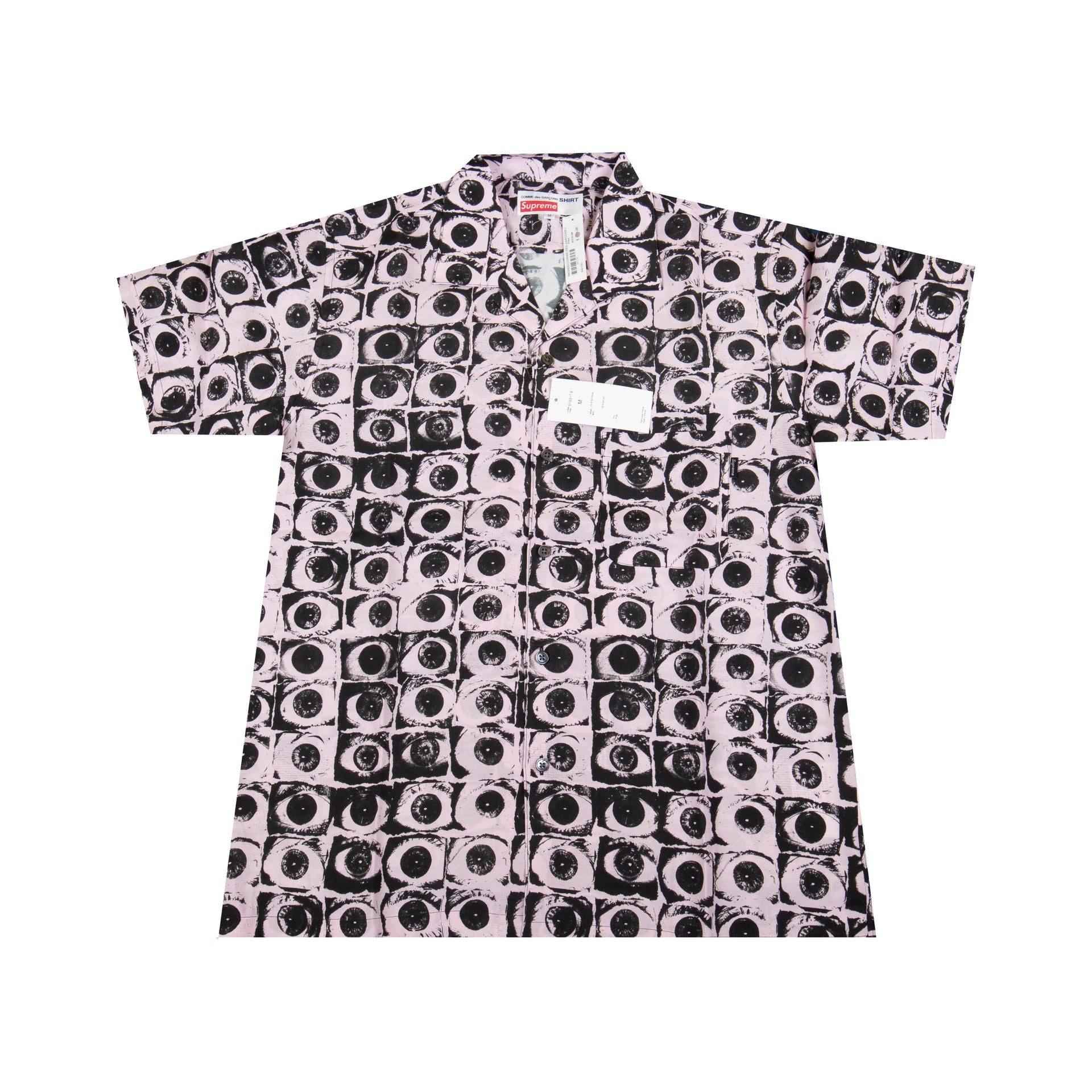 Supreme Pink CDG Eyes Shirt