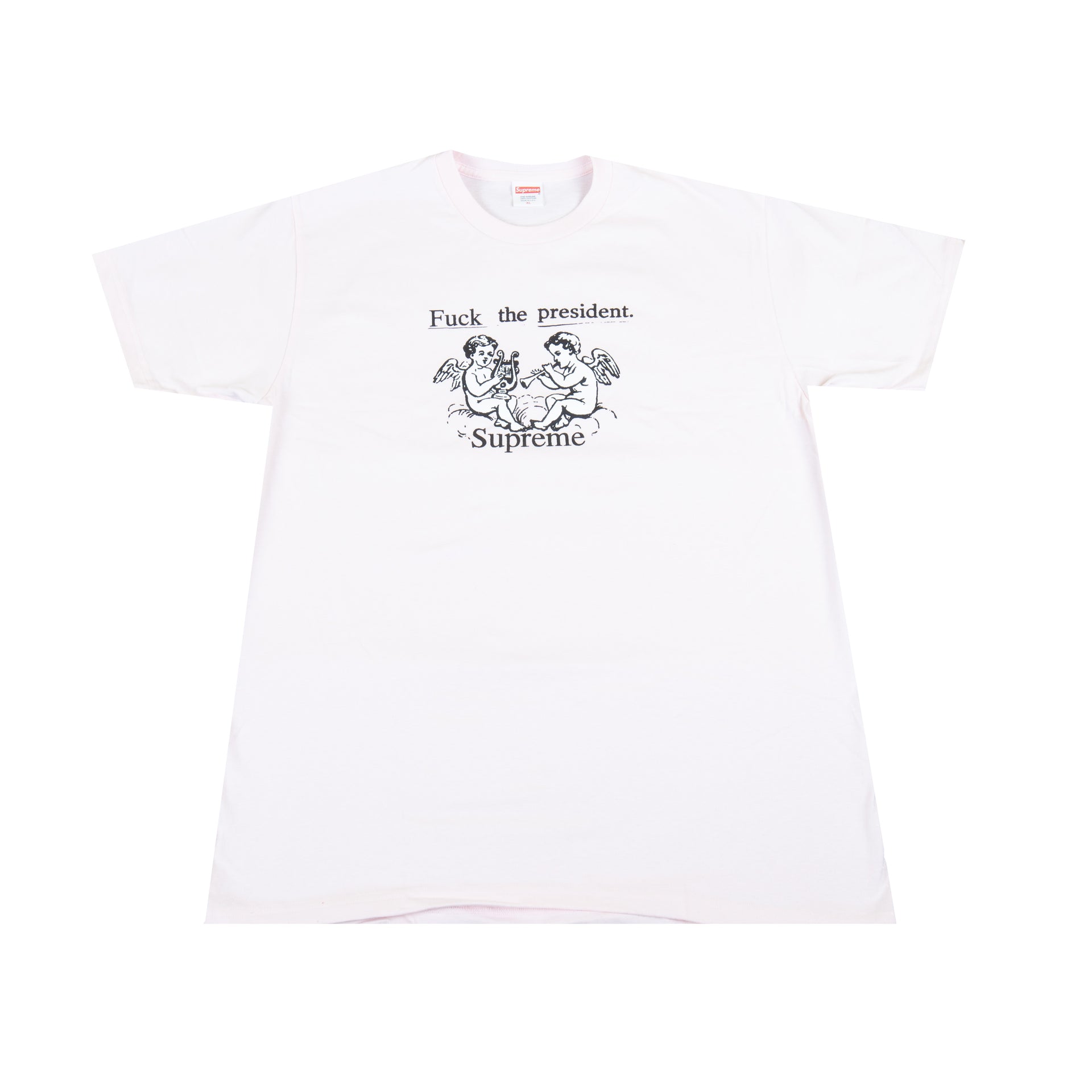 Supreme Pink Fuck The President Tee