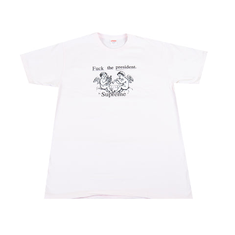 Supreme Pink Fuck The President Tee