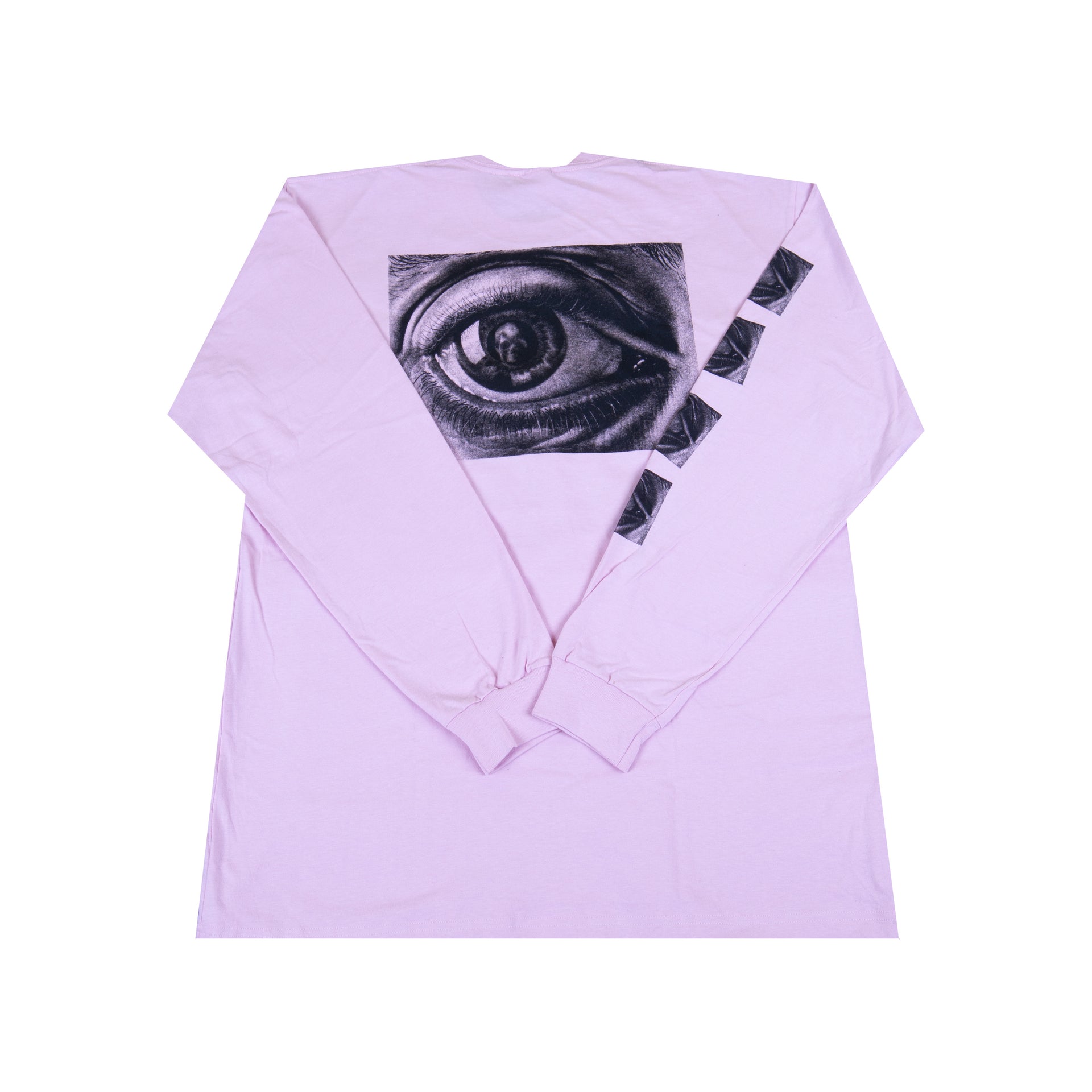 Supreme Pink MC Escher Eyes L/S