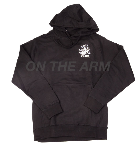 Anti Social Social Club Black Playboy Bunny Logo Hoodie