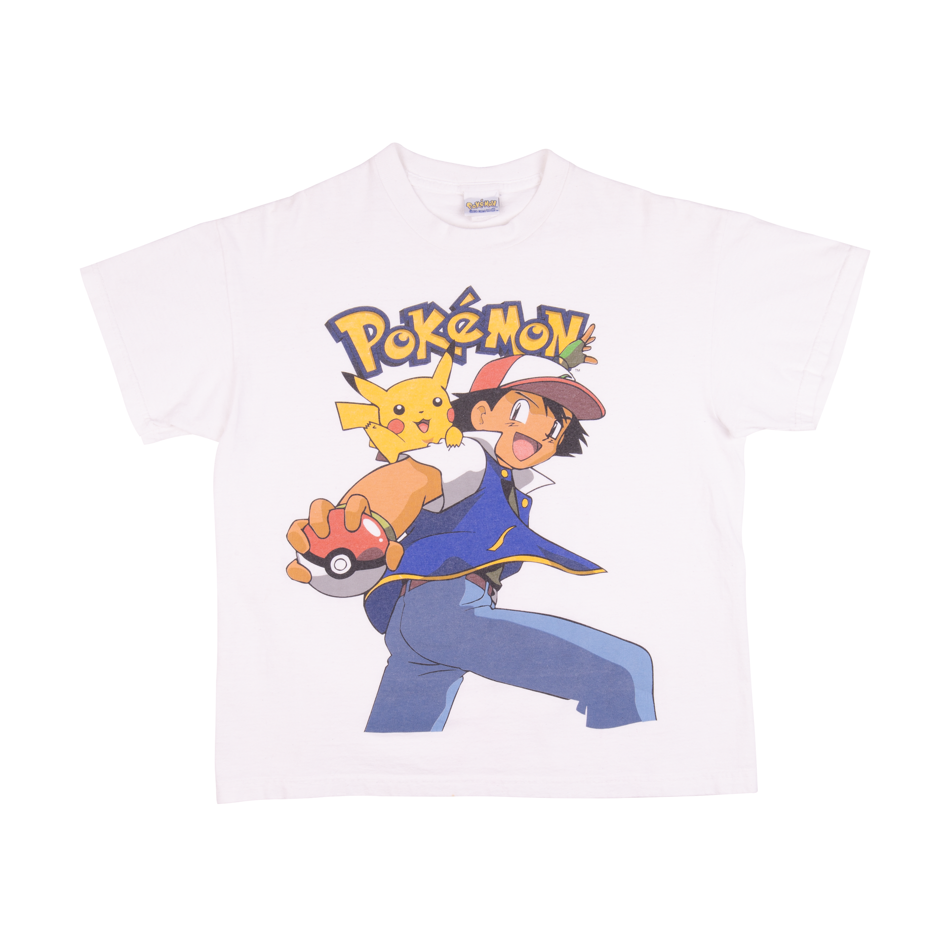 Vintage White Pokemon Tee