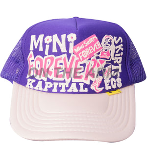 Kapital Purple/Kinari Mini Skirt Trucker Hat