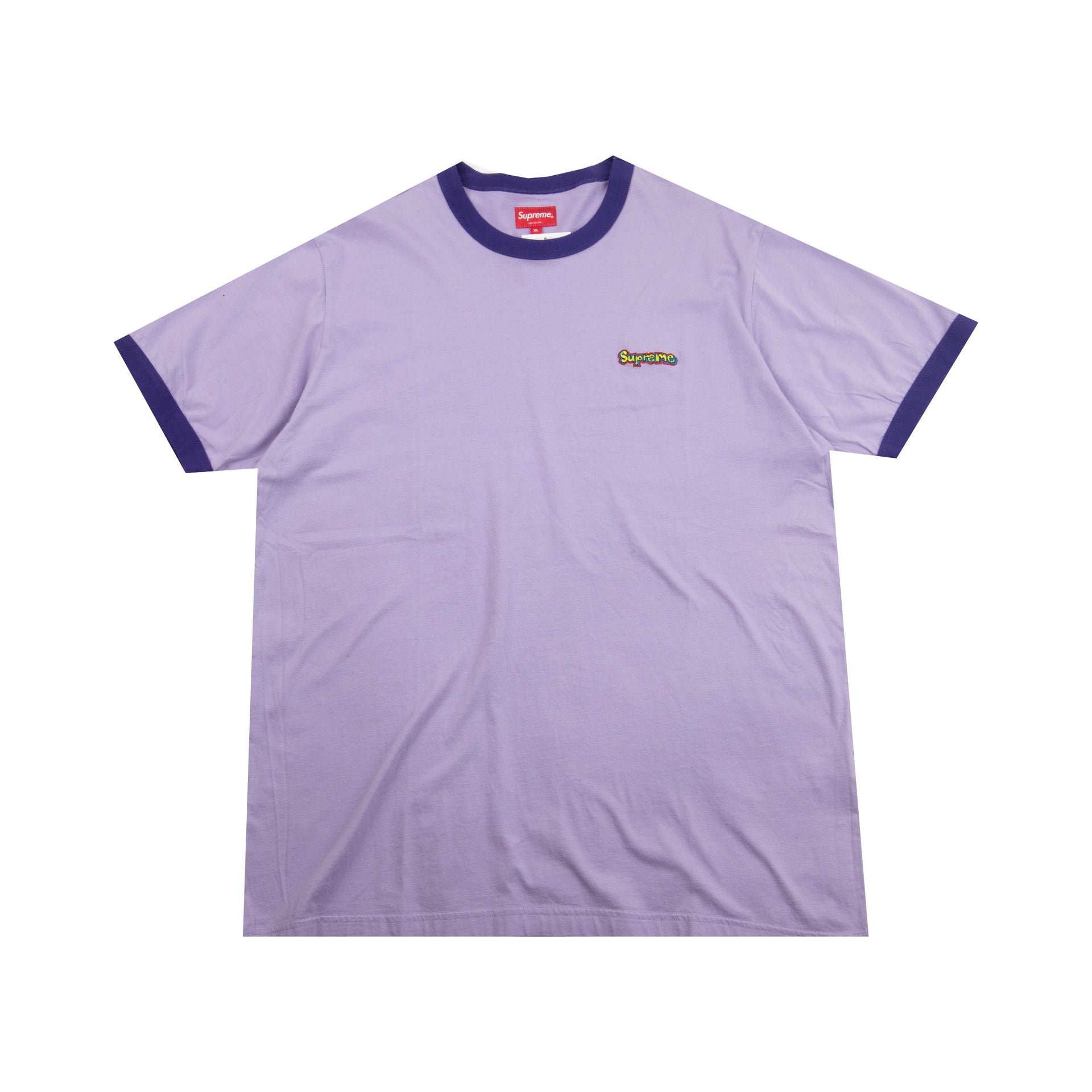Supreme Purple Ringer Tee