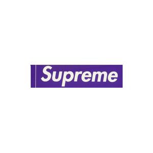 Supreme Purple Box Logo Sticker