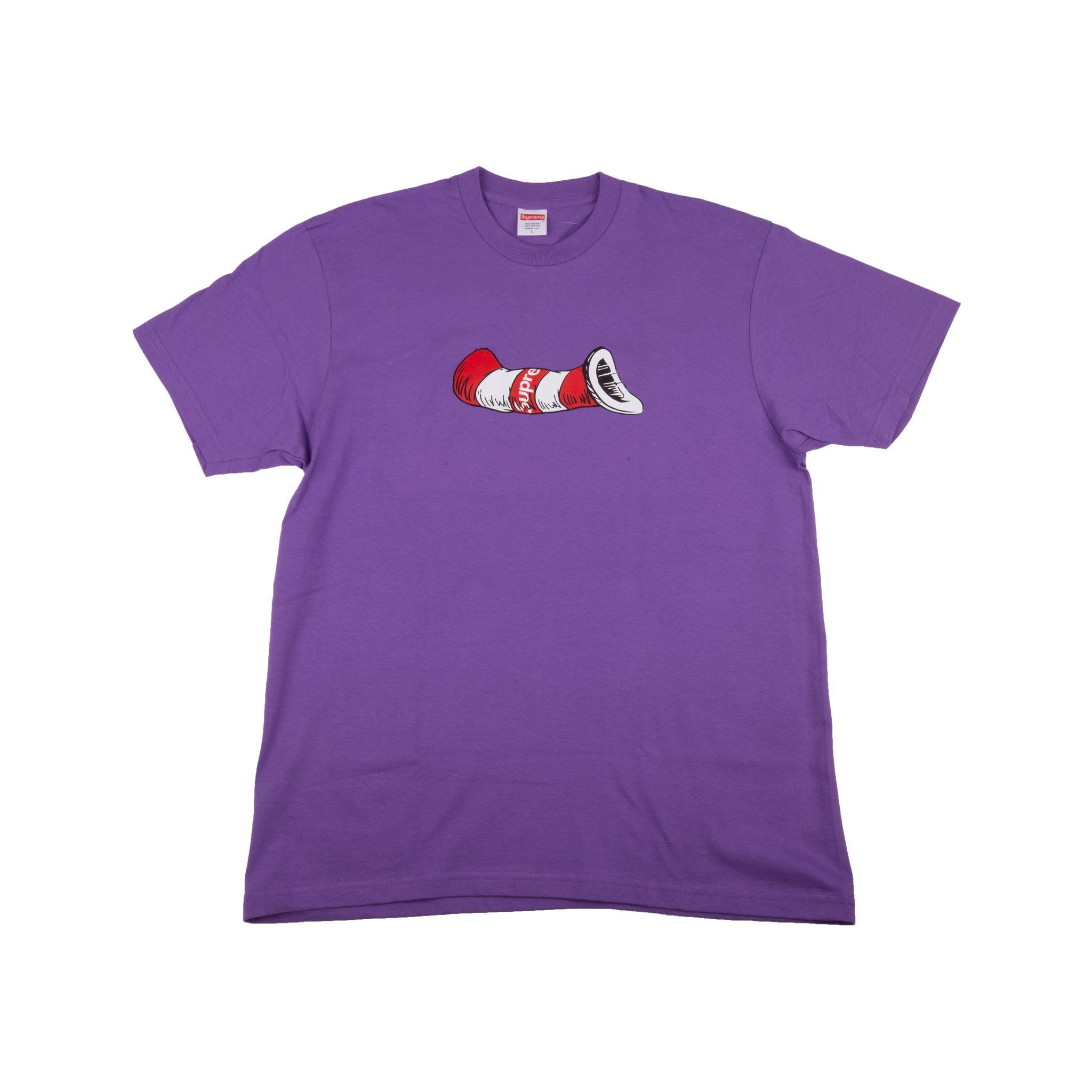 Supreme Purple Cat In The Hat Tee