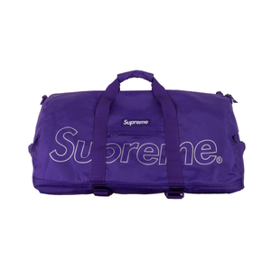 Supreme Purple Duffle Bag