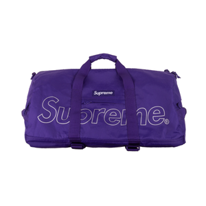 Supreme purple duffle bag sales