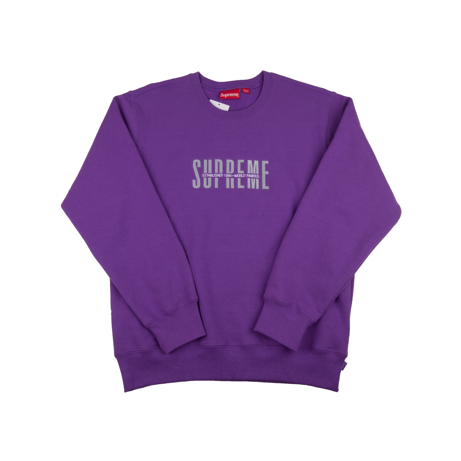 Supreme Violet World Famous Crewneck