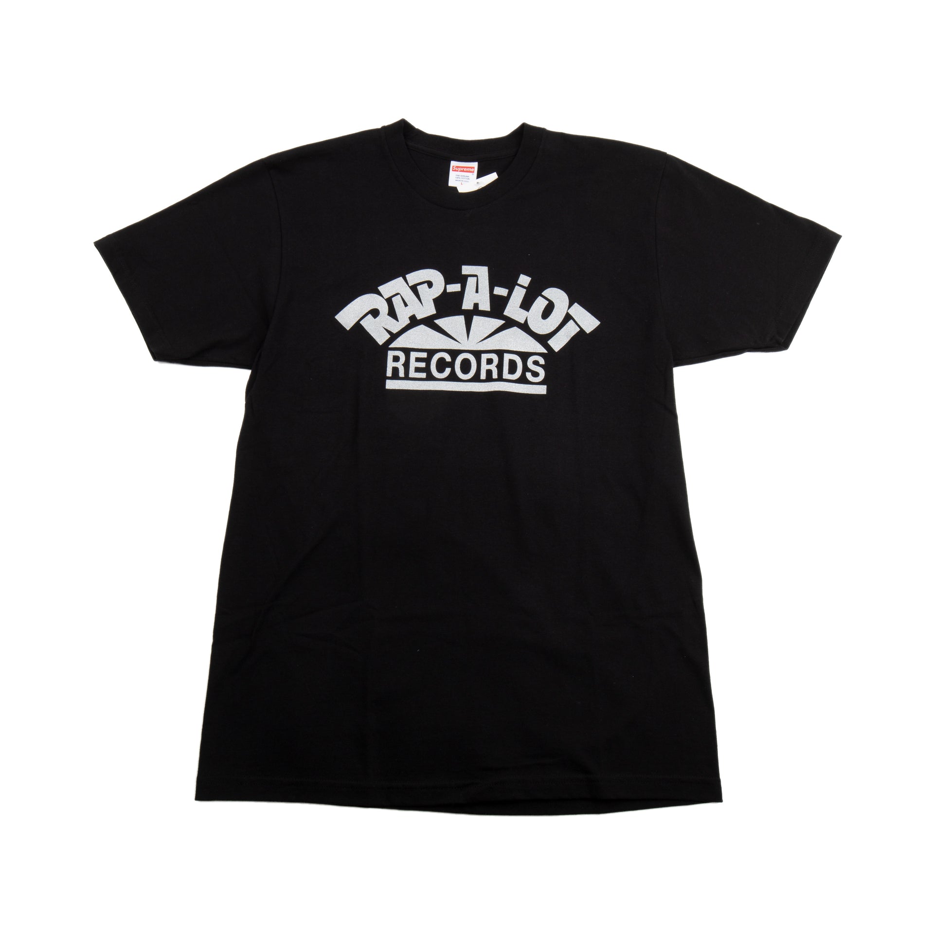Supreme Black Rap A Lot Records Tee