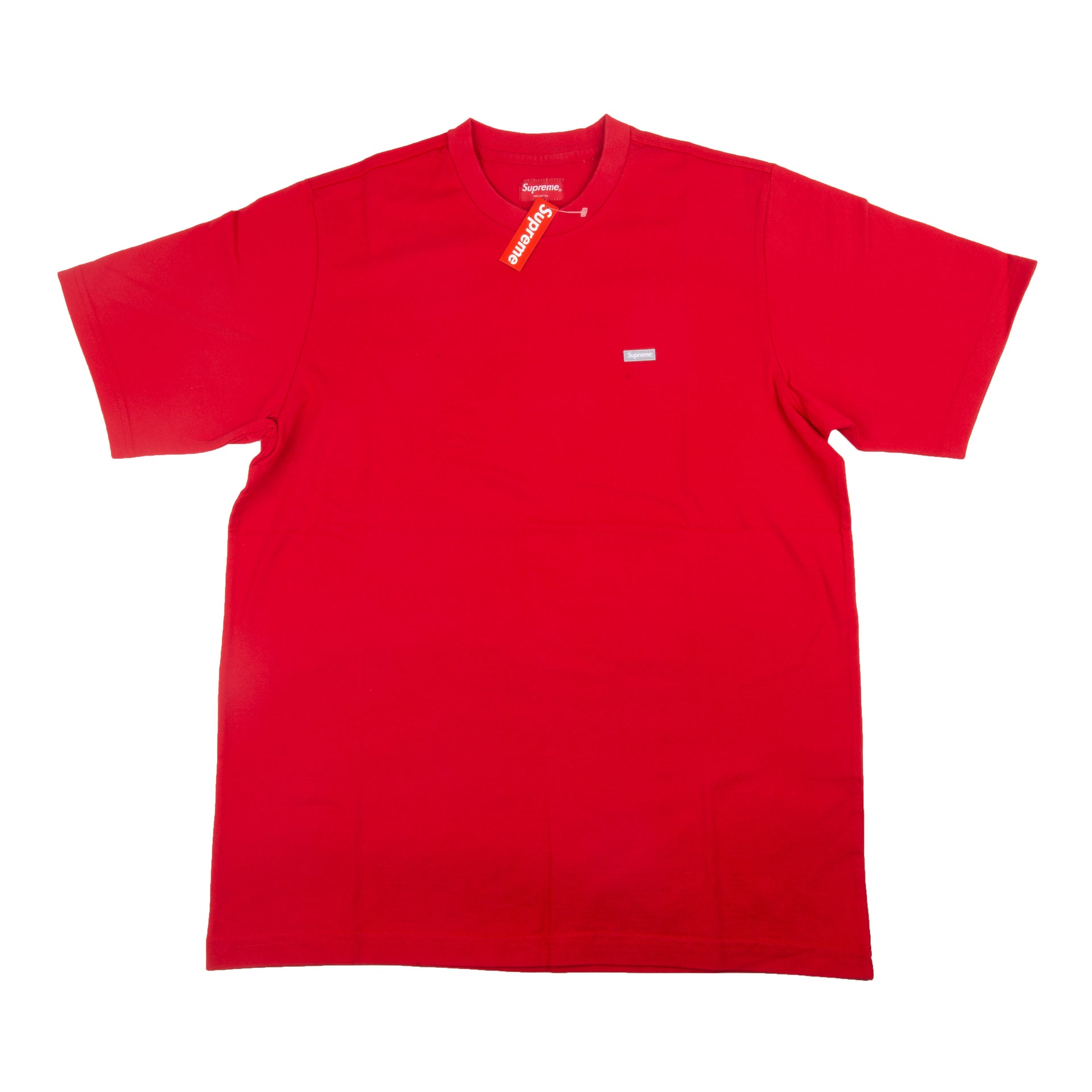 Supreme Red Reflective Small Box Logo Tee