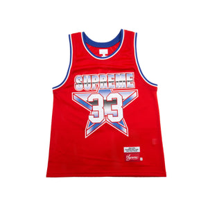 Supreme Red All Star Basketball Jersey