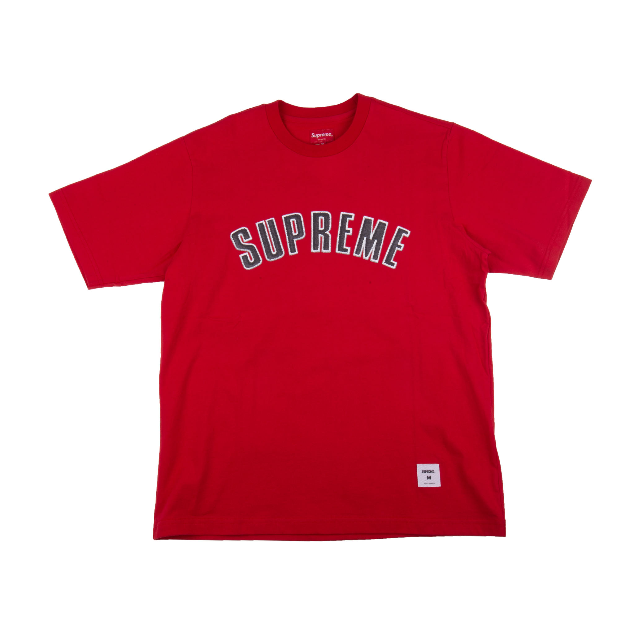 Supreme Red Printed Arc Logo Top