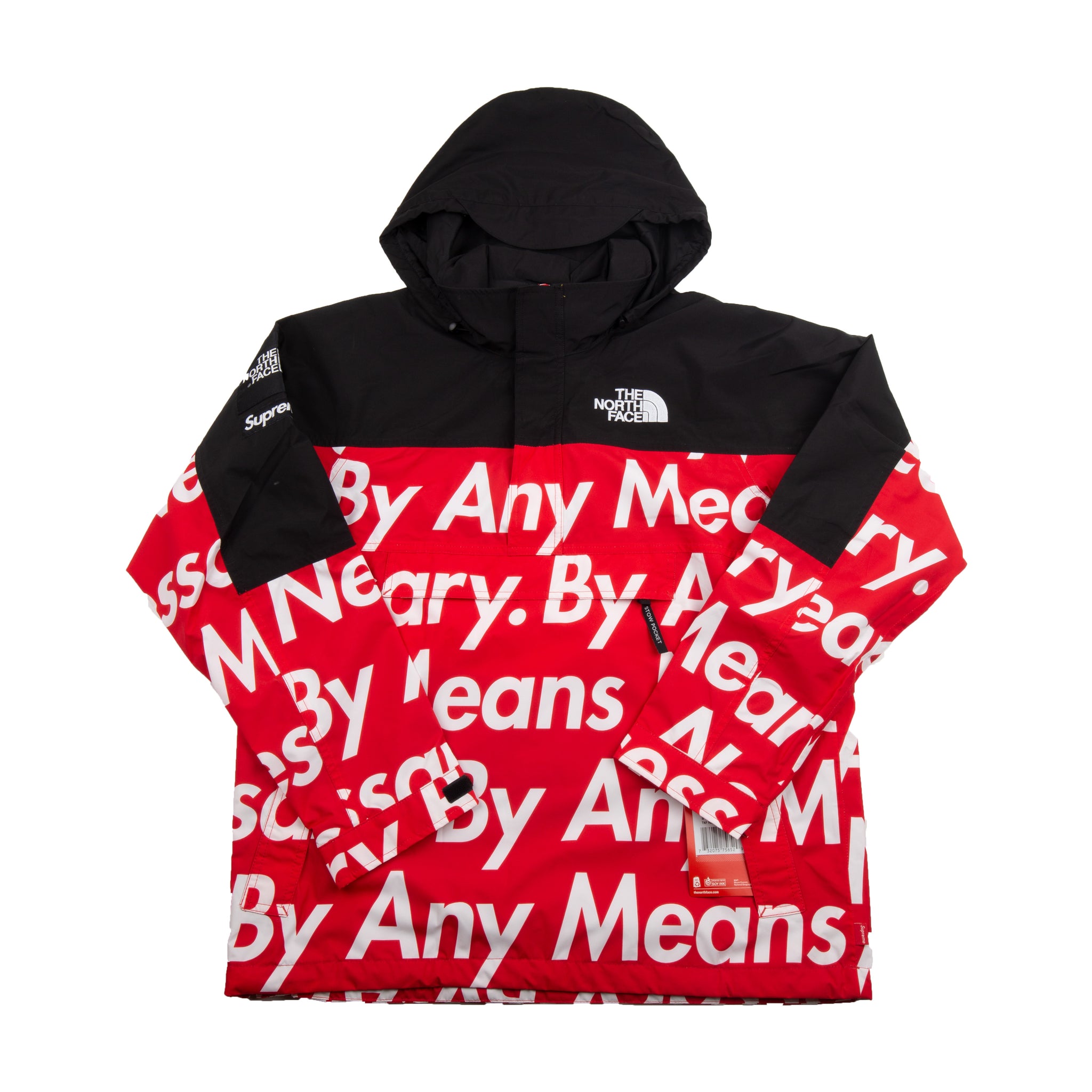 Supreme Red TNF By Any Means Jacket