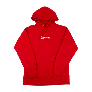 Supreme Red Box Logo Hoodie