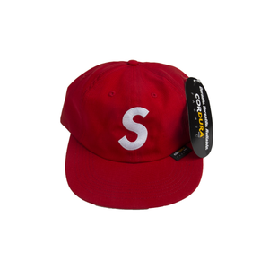 Supreme Red Cordura S Logo Hat