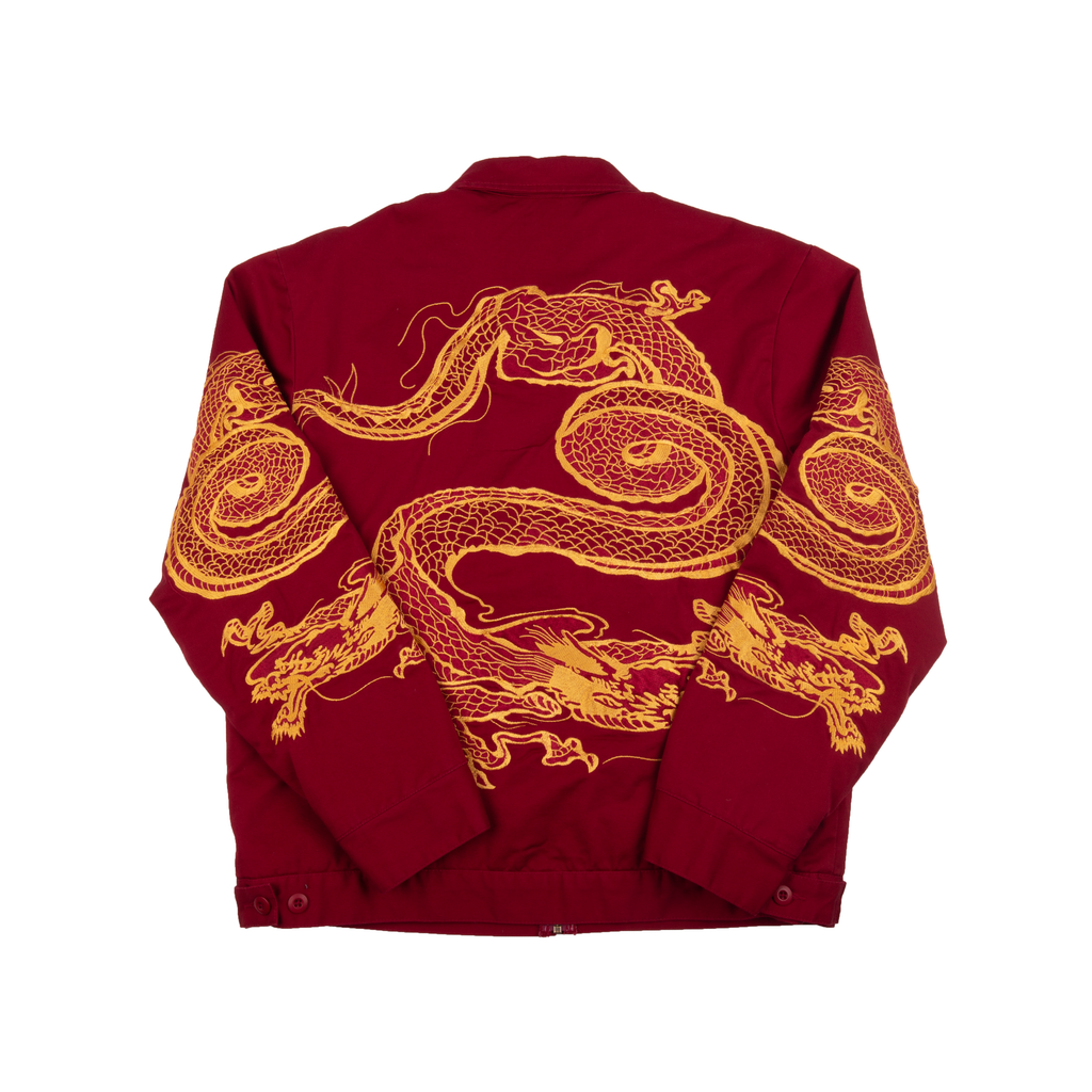 Supreme Red Dragon Work Jacket – On The Arm