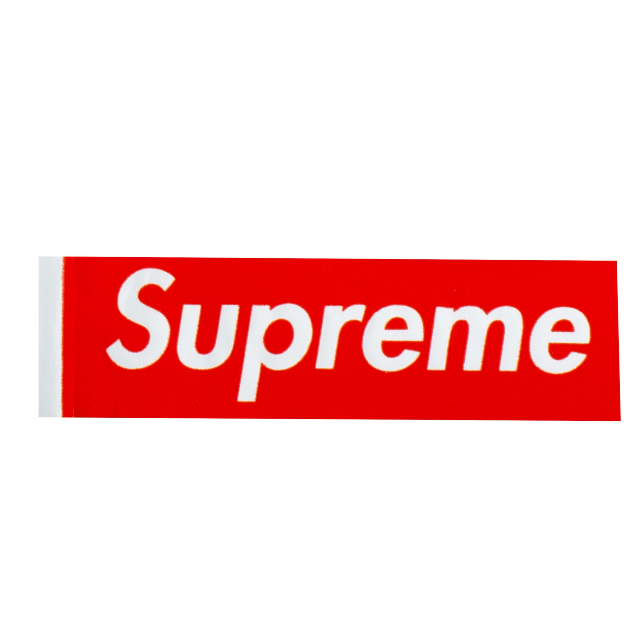 Supreme Red Felt Box Logo Sticker