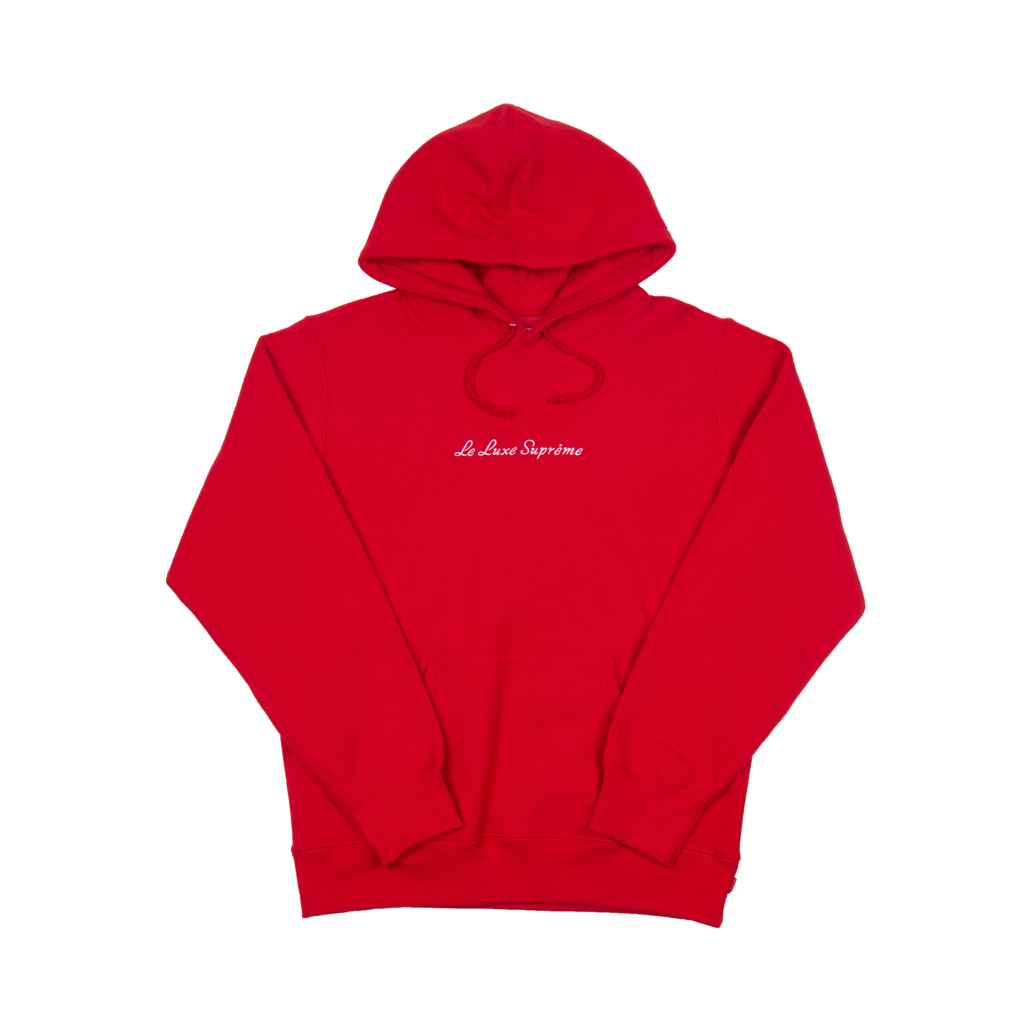 Supreme Red Le Luxe Hoodie