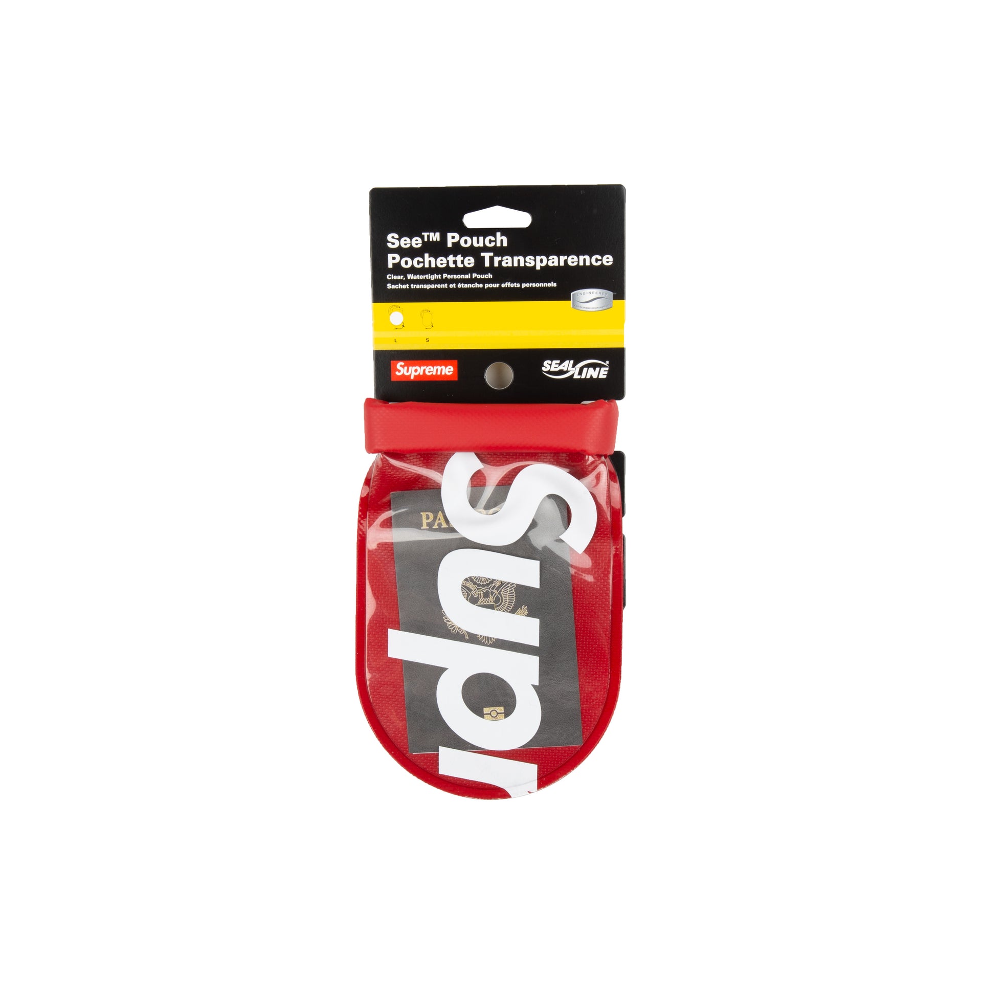 Supreme Red Sealine Pouch (Large)
