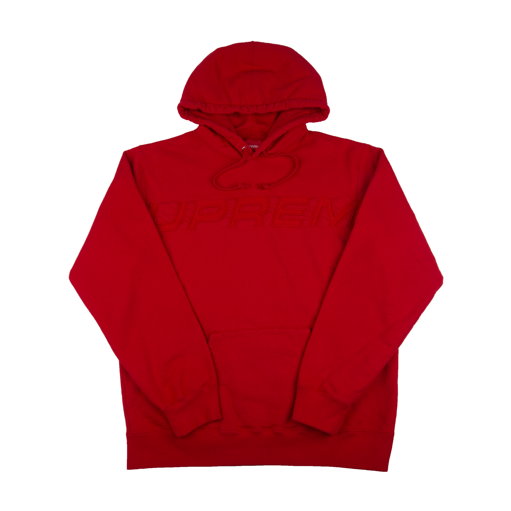 Supreme Red Set In Logo Hoodie