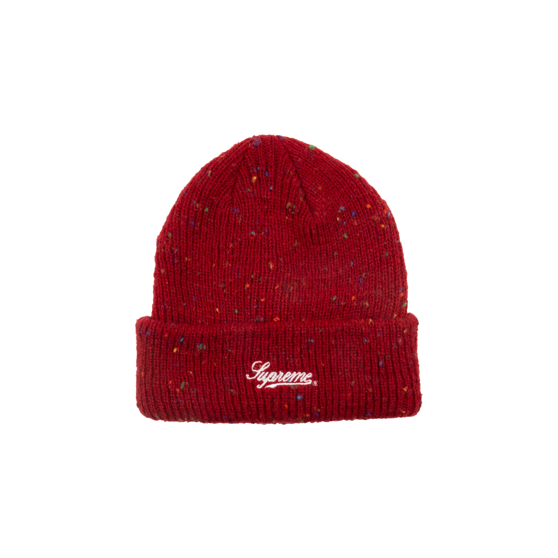 Supreme Red Speckle Beanie