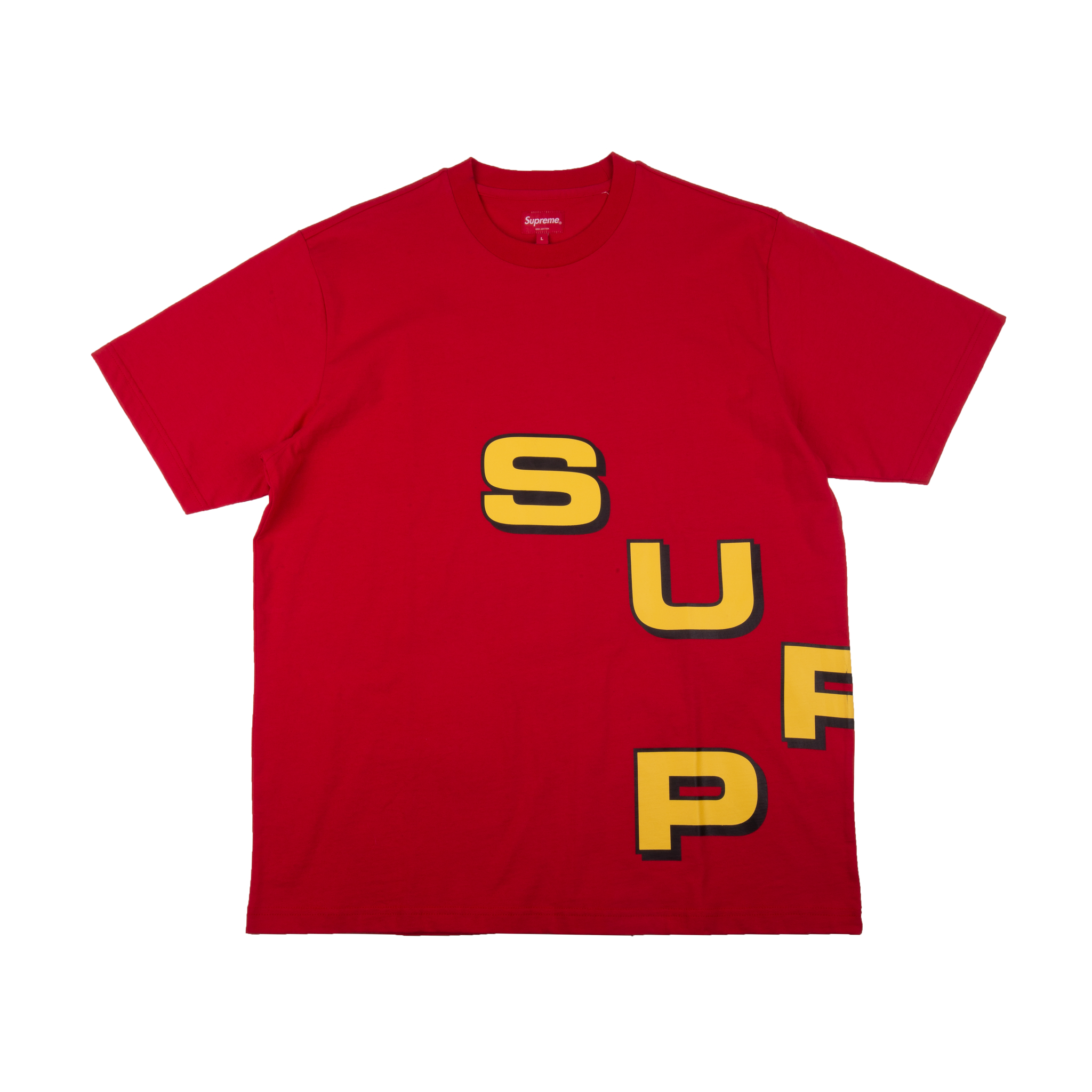Supreme Red Stagger Tee