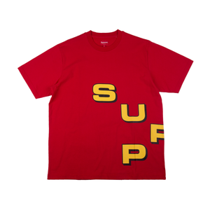 Supreme Red Stagger Tee