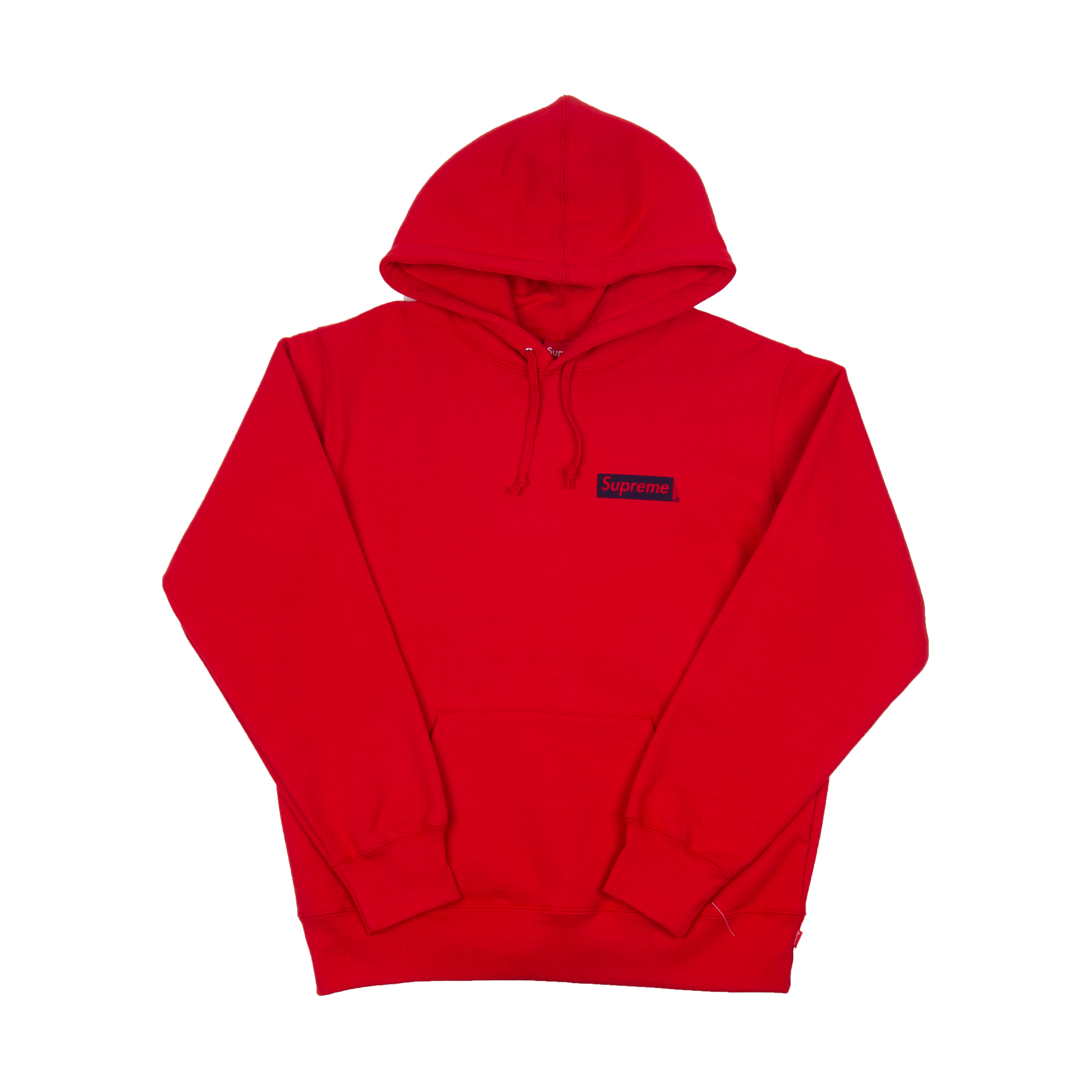 Supreme Red Stop Crying Hoodie – On The Arm