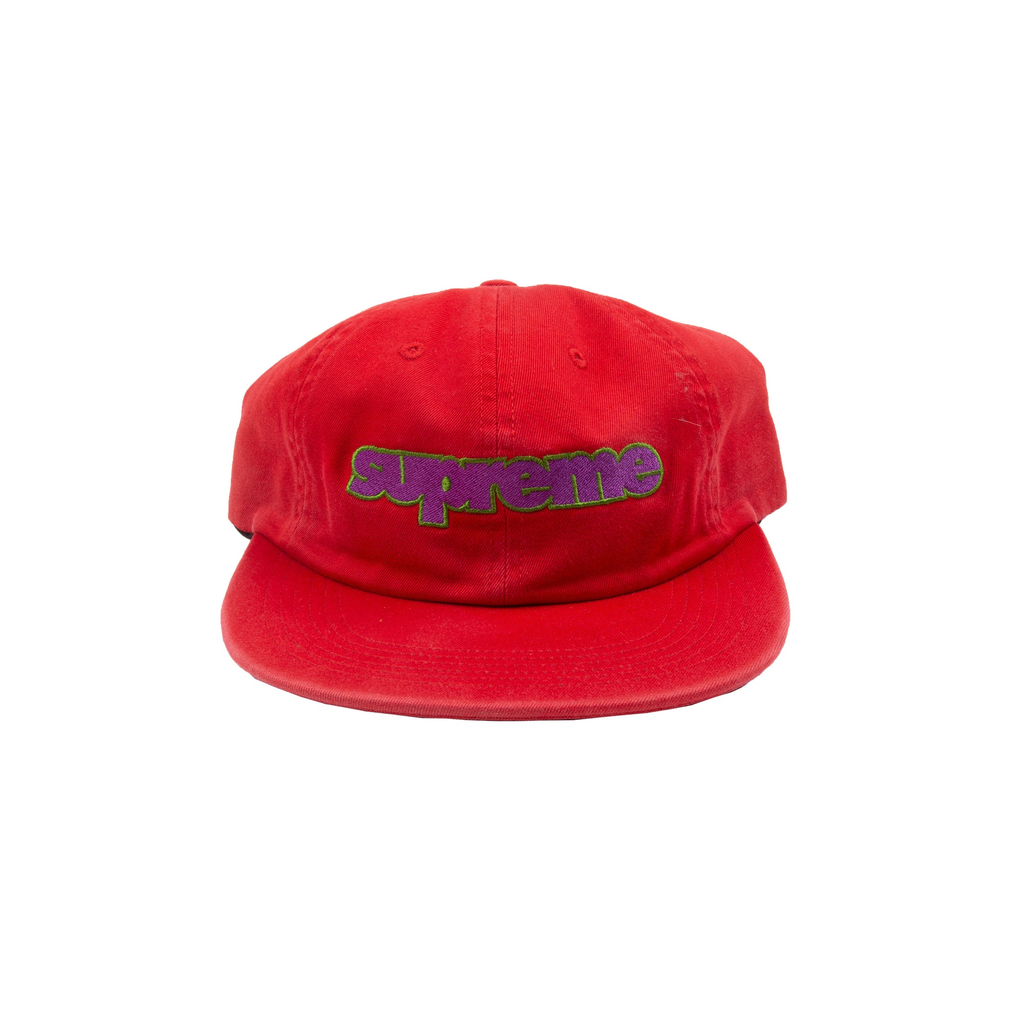 Supreme Red Connect Logo Hat