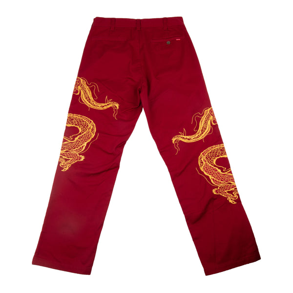 Supreme Red Dragon Work Pants