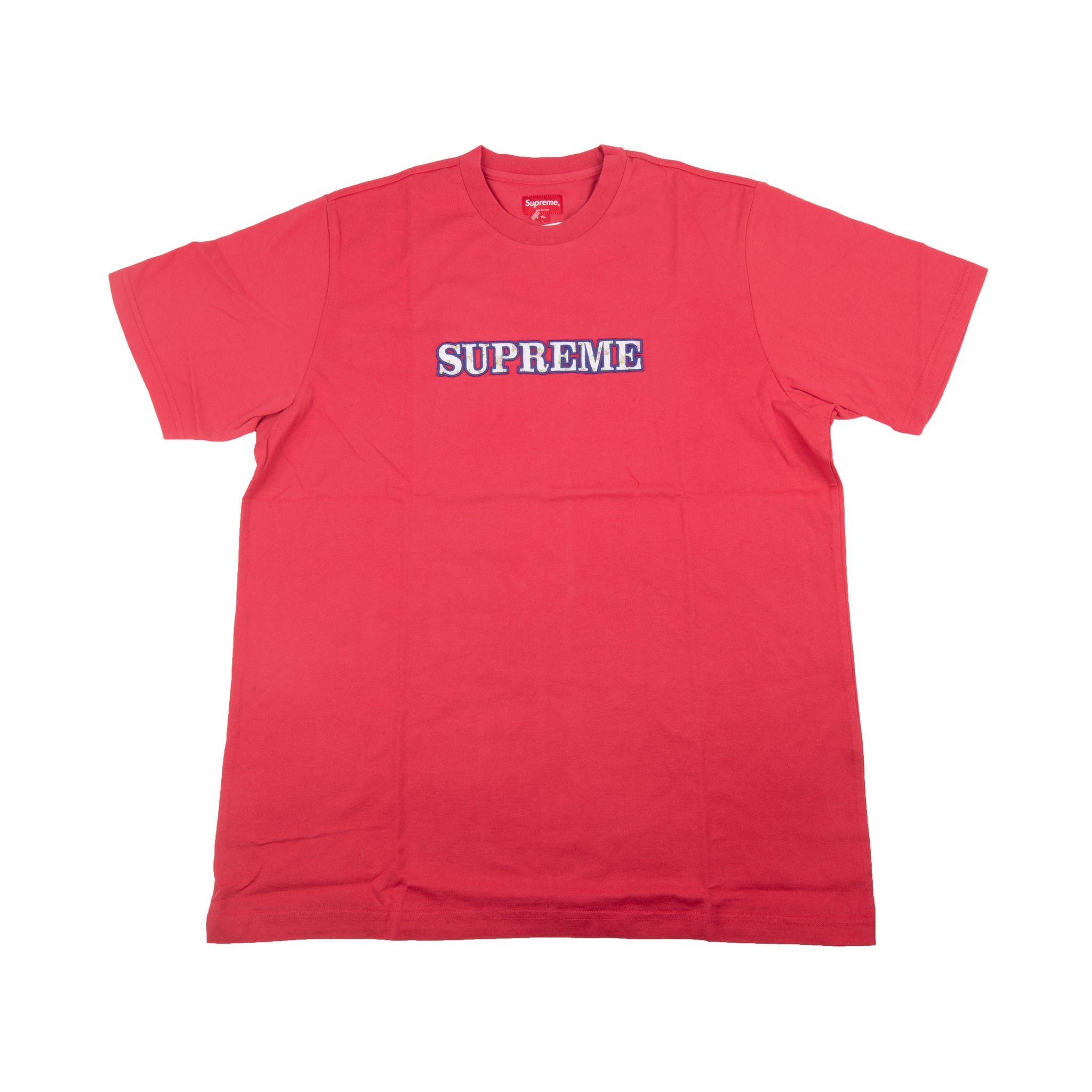 Supreme Dusty Red Floral Tee