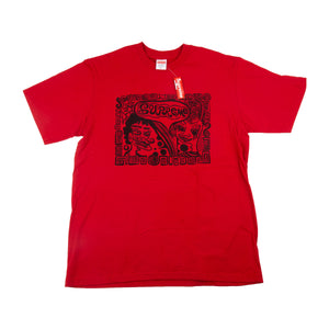 Supreme Red Faces Tee
