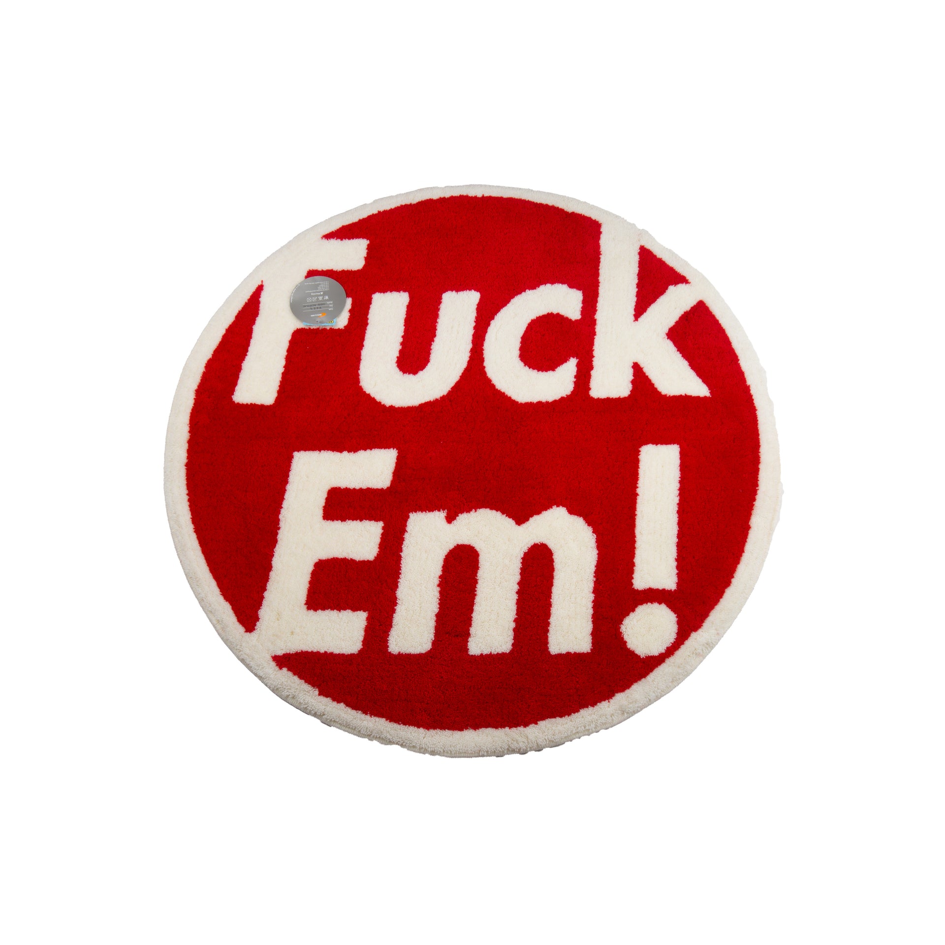 Supreme Red Fuck Em Rug