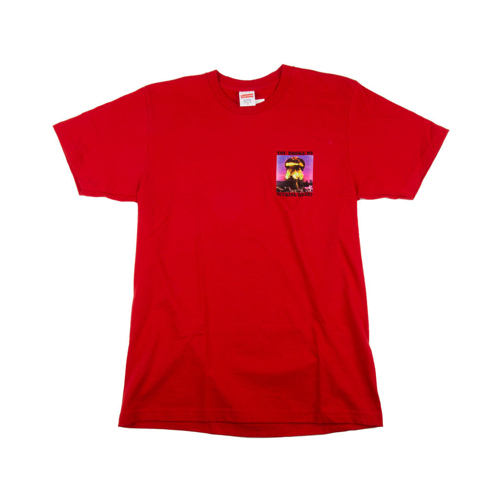 Supreme Red Heart Tee – On The Arm