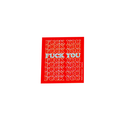 Supreme Red Hysteric Glamour Sticker