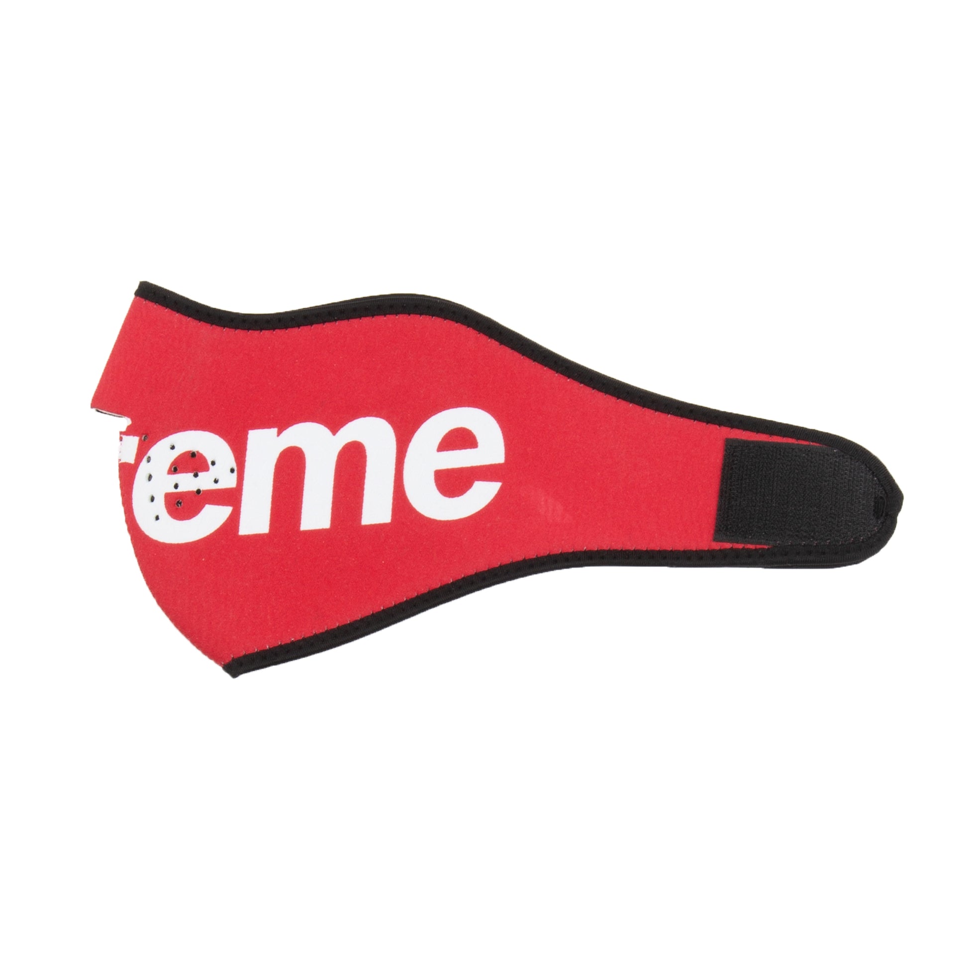 Supreme Red Neoprene Facemask