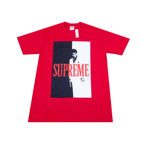 Supreme Red Scarface Split Tee