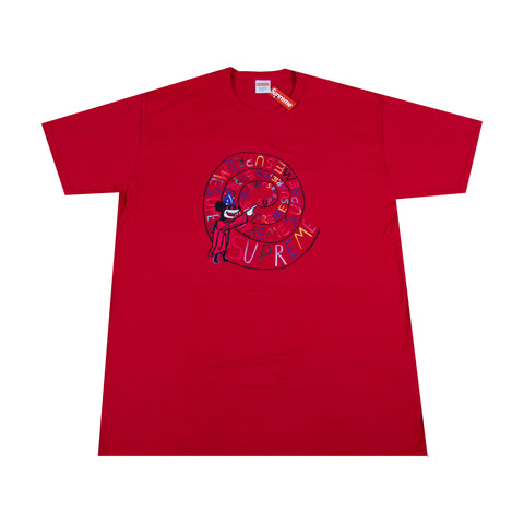 Supreme Red Joe Roberts Swirl Tee